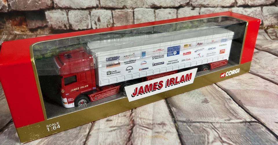 Corgi 1/64 cc87003 James Irlam Leyland Daf 95 Curtainside Die-Cast Truck Boxed - Image 1 of 4