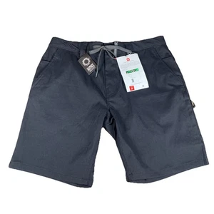 686 Herrenshorts Größe 32 9 Zoll Schrittlänge schwarz Everywhere Hybrid kurz Stretch Tech - Bild 1 von 15