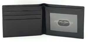 Joseph Abboud Portafoglio Uomo Bifold Pelle Marrone - Nuovo - Foto 1 di 12