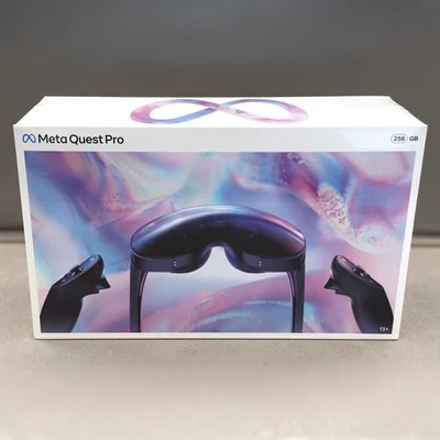Meta Quest Pro VR Headset 256GB Black XR2+ Mixed Reality NEW SEALED - Image 1 of 4