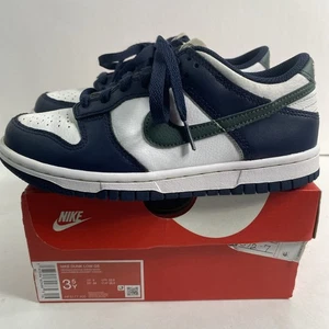Nike Dunk Entrenadores Bajos Verde Obsidiana Azul Marino Talla UK3 US3.5 EU35.5 HF5177-400 + Caja - Imagen 1 de 10