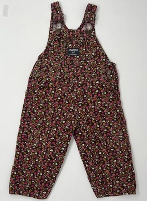 Mono OshKosh Vestbak Pana Floral 12M Granja Niña Flores Pierna A Presión País Foto 1 de 3