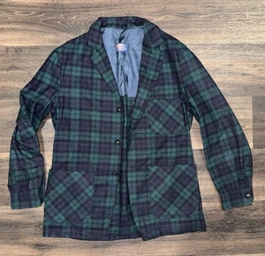 Vintage Pendleton Wool Topster Shacket Blazer MacAulay Tartan Plaid Men L Flannel - Bild 1 von 4