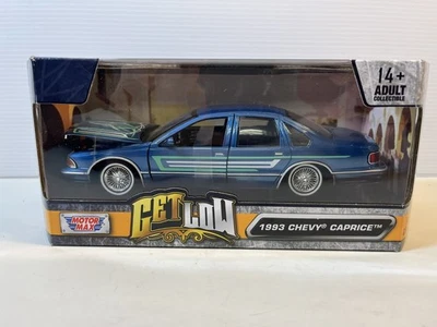 Chevy Caprice Lowrider 1993 nuevo en caja modelo diecast escala 1/24 de Motor Max Foto 1 de 4