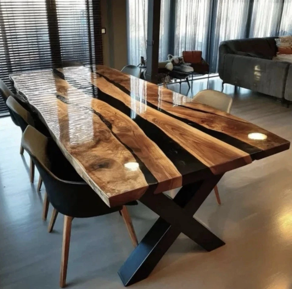 Custom Order Of Epoxy Table - Image 1 of 1