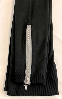 I.N.C International Concepts Pull-On Ponte Black Zip Ankle Mid Rise Pants M - Image 1 of 4