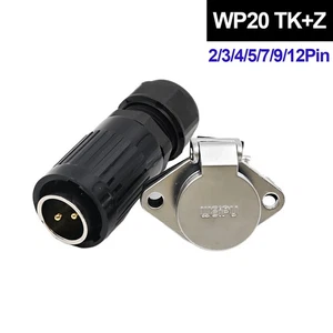 WP20 2/3/4/5/7/9/12P Electrical Aviation Connector Plug Socket Male Female TK/Z - Picture 1 of 27