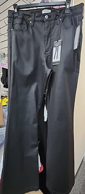 Sofia Jeans by Sofia Vergara Melisa Flare Coates High Rise Jeans/ Size 12/Black - Image 1 of 4