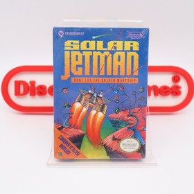 NES Nintendo SOLAR JETMAN: HUNT FOR THE GOLDEN WARSHIP - NEW & Factory Sealed!