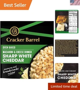 12,3 Unzen Ofengebackener Mac & Käse mit scharfem weißem Cheddar - Komfort Essen Genuss! - Bild 1 von 11