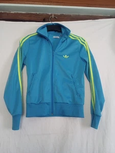 Vintage Adidas Damen Trainingsjacke Firebird Gr. 38 japanisches Etikett drei Streifen - Bild 1 von 15