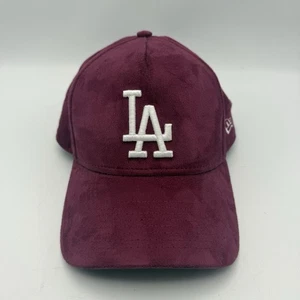 New Era LA Dodgers Velvet Cap Burgundy One Size Snapback Damen - Bild 1 von 9