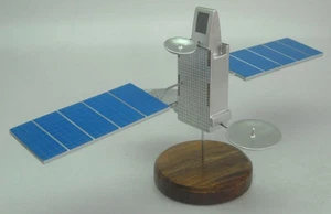 AMC-14 SES Americom Satellite Mahogany Wood Model Large New - Picture 1 of 1