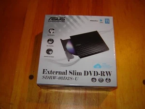 ASUS SDRW-08D2S-U External Slim DVD-RW Drive - Imagen 1 de 1