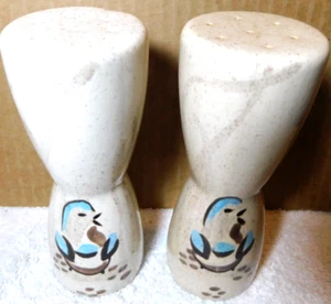 Red Wing, Rumrill~Pottery Bob White Quail Salt & Pepper Shaker Set Vintage - Picture 1 of 12