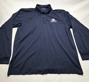 Butler Sport-Tek Men's Long Sleeve Polo Navy Adult Size Large NCAA Sports - Picture 1 of 8