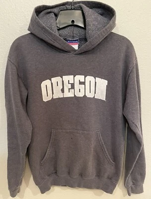 Champion rare ducks University Sz L Youth Vintage Pnw Oregon Hoodie Sweatshirt - Image 1 of 3