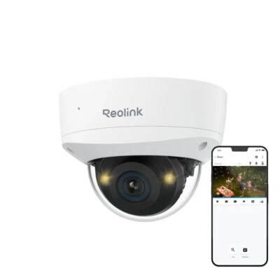 Cámara de seguridad Reolink 12 MP UHD PoE color visión nocturna 145° ancho FOV RLC-1240A Foto 1 de 4