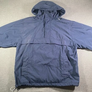 Vintage GAP Anorak Windbreaker Jacket Mens Size Medium Navy Blue Vented Y2K - Picture 1 of 8