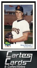 Brian McLeod 1992 Classic Best San Jose Giants #6  San Francisco