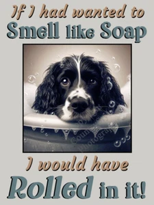 Springer Sprocker Spaniel Pet Dog Funny Flexible Fridge Magnet Christmas Gift - Picture 1 of 13