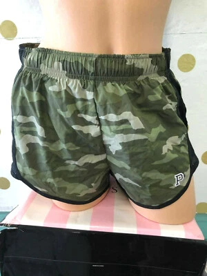 Pantalón Corto Victoria's Secret Rosa Ultimate Sport Verde Camuflaje S Nuevo Con Etiquetas Foto 1 de 3