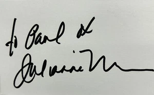 Julianne Moore American Actress Signature Index Card Original - Picture 1 of 2