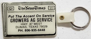 Vintage Advertising Key Chain"Growers AG Service" - Picture 1 of 8