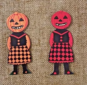 Abito a scacchi donna zucca di ispirazione vintage U Pick decorazione cartoncino - Foto 1 di 14