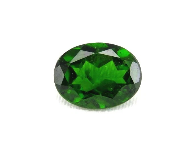 SHOLA Echt 1,45 Ct Natürlicher Chrom Diopsid aus Russland, Chrome Diopside - Bild 1 von 2
