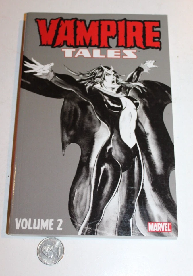 Vampire Tales Volume 2 TPB 2011 Marvel NM Morbius Satana Collects 4 5 6 7 1974 - Image 1 of 4