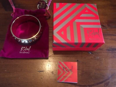 Brazalete Oro Waterford Rebel Gracie - Totalmente Nuevo con Caja y Bolsa - M.S.R.P. $175 Foto 1 de 4