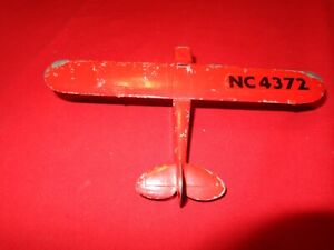 ANTIQUE PIPER CUB AIRPLANE HUBLEY DIECAST METAL TOY MODEL 433 NO PROPELLER # 609