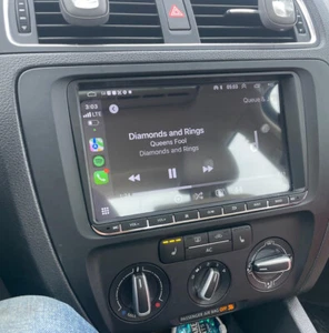 DAB+ Carplay Android 13 Autoradio GPS NAVI WIFI für VW Golf MK5 MK6 Caddy Jetta - Bild 1 von 15