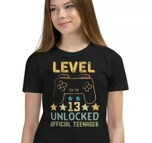 Level 13 uncocked officiel teenager shirt 13th birthday gifts year old kids - Picture 1 of 9