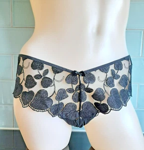 Panache Sheer Black OPHELIA Hipster Shorts (m,xl,2xl) Style 3184 - Picture 1 of 13