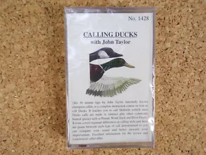 New Vintage Scotch Calling Ducks Tape Collectors Cassette w/ John Taylor No.1428 - Picture 1 of 4