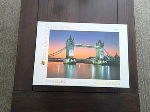 Clementoni 4000-Piece Puzzle "Tower Bridge" 34502. High Quality Collection ~used - Picture 1 of 1
