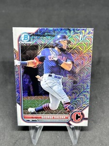 George Valera 2022 Bowman Chrome Mega Box Mojo Refractor 1st Bowman #BCP-22  NK