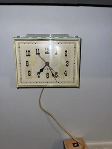 MCM MODERN General Electric Kitchen Wall Clock Model 2132 Circa 1960s - Picture 1 of 22