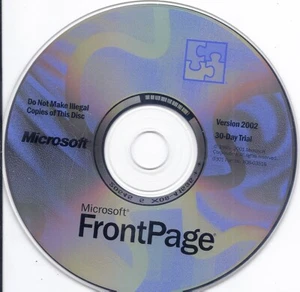 Microsoft FrontPage Version 30-day trial CD - Afbeelding 1 van 1