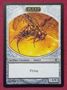 Magic The Gathering 10TH EDITION WASP token card MTG - Picture 1 of 2