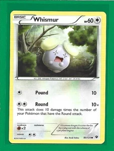 Pokémon TCG XY Fates Collide Whismur #80/124 Regular Common - Picture 1 of 2