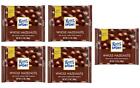 Ritter Sport WHOLE HAZELNUT chocolate square bars 100g (Pack of 5)