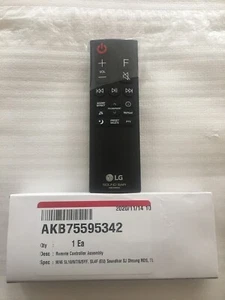 NEW Genuine LG AKB75595342 Sound Bar Remote Control - Picture 1 of 1