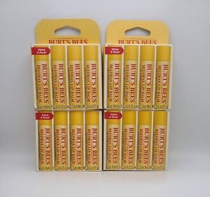 Burt's Bees Beewax Lip Balm With Vitamin E & Peppermint (4 Pack) - Lot of 4