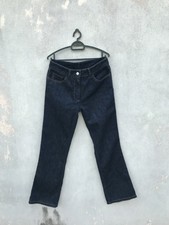 AUTHENTIC WOMEN FENDI SELLERIA DARK BLUE DENIM JEANS MADE IN ITALY W29