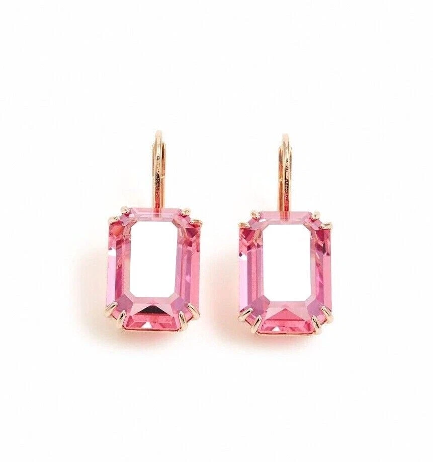 in Gift Box SWAROVSKI Brand 5619502 Rose Gold Pink Millenia Drop Earrings