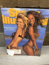 1996 January 29 SPORTS ILLUSTRATED SWIMSUIT Tyra Banks Valeria Mazza 11A