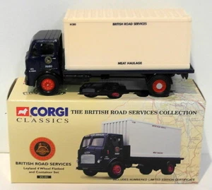 Corgi 1/50 Scale Diecast 25101 - Leyland 4 Wheel Flatbed And Container Set - Picture 1 of 2